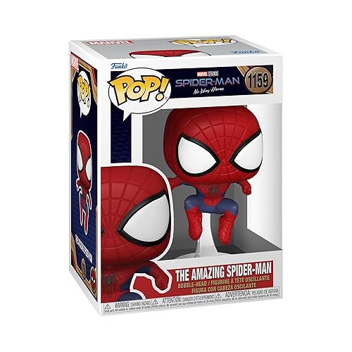 Funko Pop! Marvel: Spiderman No Way Home 2021 - Spider-Man - Leaping SM3 - Spider-man - Collectable Vinyl Figure - Gift Idea - Official Merchandise - Toys for Kids & Adults - Movies Fans - Single
