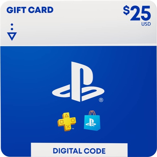 $25 PlayStation Store Gift Card [Digital Code] - $25 Code