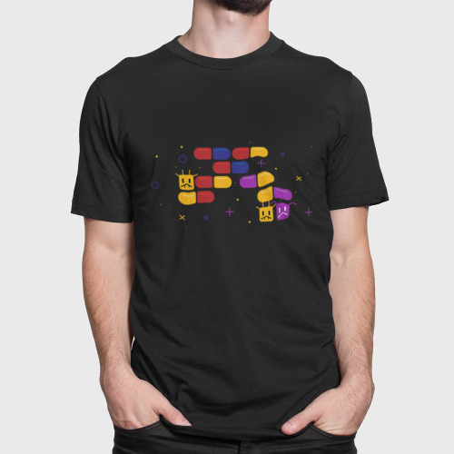 Retro Logo Short Sleeve T-Shirt - Black / M