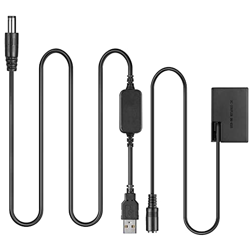 Raeisusp 5V-8.4V USB Kamera Netzteil Versorgung ACK-E18 + DR-E18 BG-E18 LP-E17 Dummy Batterie DC Grip für EOS 750D Kiss X8i T6i 760D T6S 77D 800D 200D Rebel SL2 R10 - ACK-E18