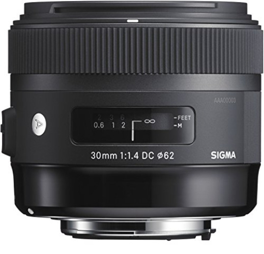 Sigma 30mm F1,4 DC HSM Art Objektiv für Canon EF Objektivbajonett - für Canon - Single