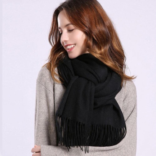 UKKO Scarf Women'S Wool Scarf Women'S Thick Warm Beige Scarf Women'S Winter Shawls Wrapped In Square Scarf Women'S Cashmere Scarf
