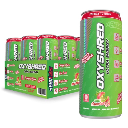 OxyShred Ultra Energy Drink RTD (12-Pack) | 12 Pack / Kiwi Strawberry