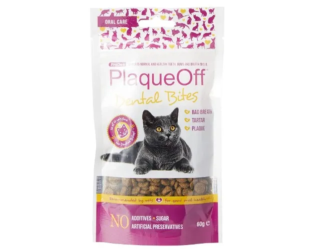 ProDen PlaqueOff Dental Bites Cat 60g