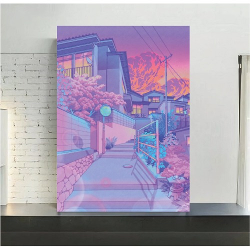 Quadro de mdf poster sem moldura, Paisagem