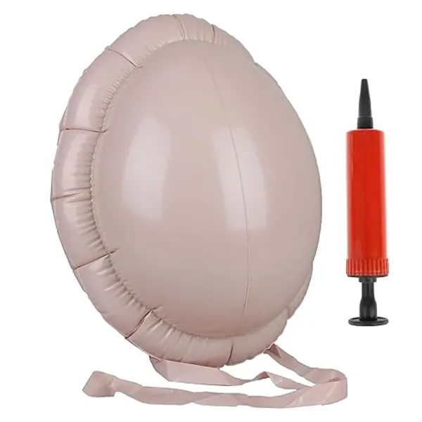 Santa Big Belly Inflatable, Santa Claus Beer Belly with Mini Inflator Inflatable Belly Cosplay Props Pregnant Woman Fake Belly