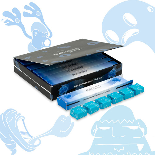 Blue Raspberry Energy Chews | 75mg Caffeine per Piece (48 Pieces)