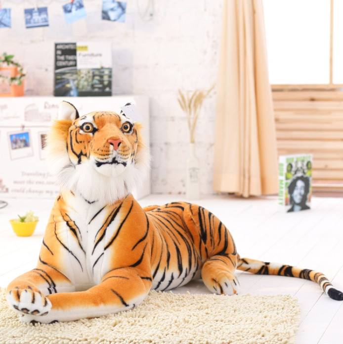 Hot Lifelike Soft Leopard Stuffed Toy - Multi