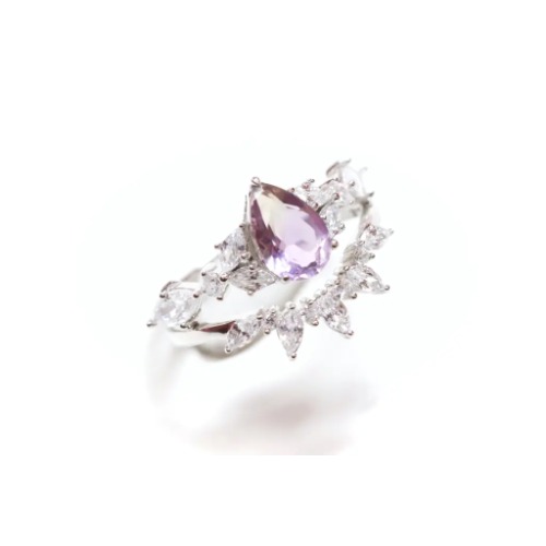 Louise Ring Set - Silver / 8