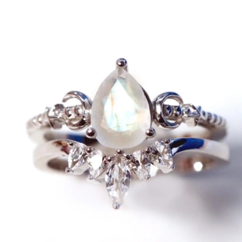 Chloe Ring Set (SILVER) - 8.5
