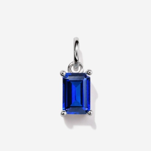 Birthstone Silver Charms - September