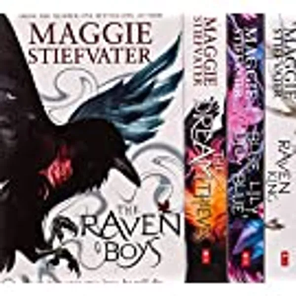 The Raven Cycle Series 4 Books Collection Box Set by Maggie Stiefvater (The Raven King, Blue Lily Lily Blue, The Dream Thieves, The Raven Boys)