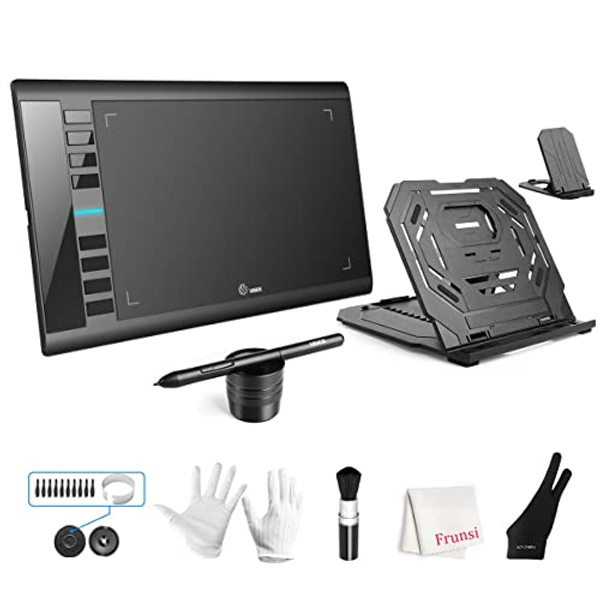 UGEE M708 V2 Graphics Drawing Tablet with Adjustable Tablet Stand
