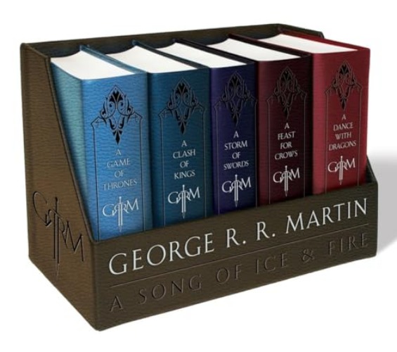 A Game of Thrones / A Clash of Kings / A Storm of Swords / A Feast for Crows / A Dance with Dragons (Song of Ice and Fire Series) (A Song of Ice and Fire) Set of 5 books, Pack of 5