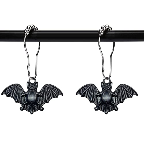 Throne Nathenaasmr Zilucky Set Of 12 Bats Shower Curtain Hooks