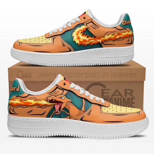 Charizard Anime Air Sneakers Custom For Pokemon Fans MN311