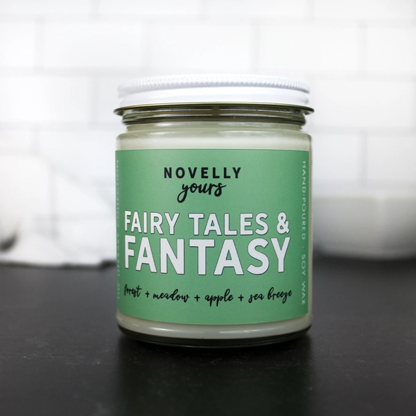 Fairy Tales & Fantasy · bookish candle inspired by reading