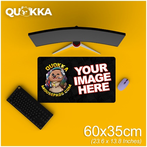 Custom Mousepad 600x350mm - Colour Stitched / 4mm