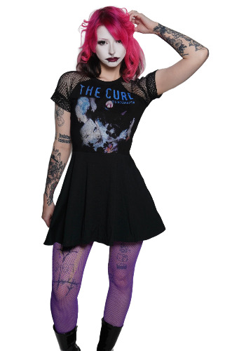 The Cure Fishnet Baby Doll Dress | XXL