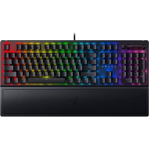 Razer BlackWidow V3 Mechanical Gaming Keyboard: Green Mechanical Switches - Tactile & Clicky - Chroma RGB Lighting - Compact Form Factor - Programmable Macro Functionality - Classic Black - Keyboard - Classic Black - Clicky Switches