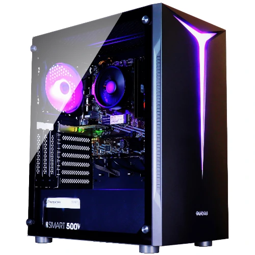 Cobratype Canebrake Gaming PC - AMD Ryzen 5 5600G, AMD Radeon Vega 7 Graphics, 16GB DDR4 RAM, 512GB NVMe, Windows 11 Pro - Gaming Desktop