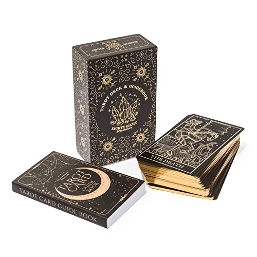 Eighty Eight Miracles Mystical Gold Foil and Black Tarot Cards