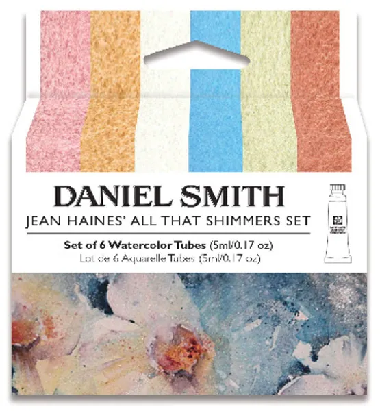 DANIEL SMITH Watercolor, 5ml tubes, Jean Haines All That Shimmers Set 6 Watercolor Tubes (total 6 pieces) 285610375
