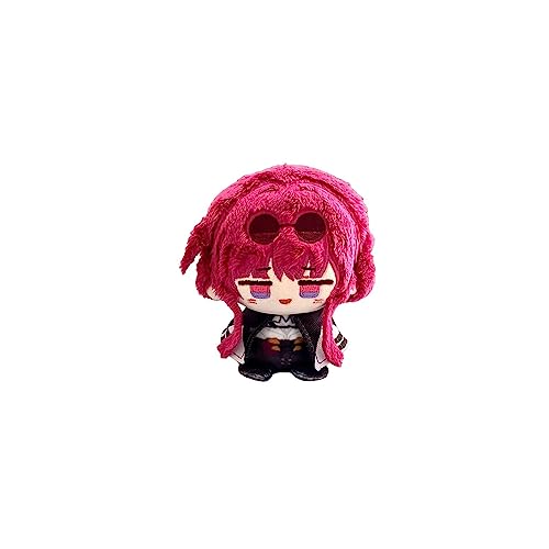 CALEMBOU Anime Plush Keychain, 4" Cute Chibi Plush Figure Key chain Pendant for Backpack, Kafka Herta Plush for HSR Fans - Kafka