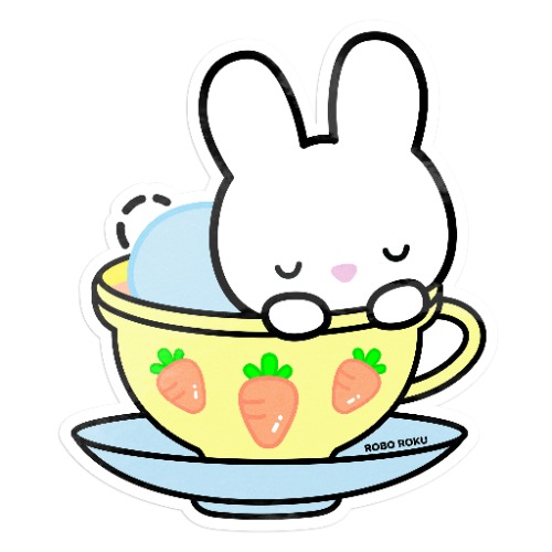 Tea Time - Boba Tea Cup Vinyl Sticker