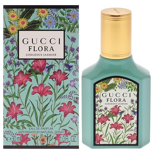 Gucci Flora Gorgeous Jasmine by Gucci for Women 1.0 oz Eau de Parfum Spray - Floral,Rose,Sandalwood - 1 Fl Oz (Pack of 1)