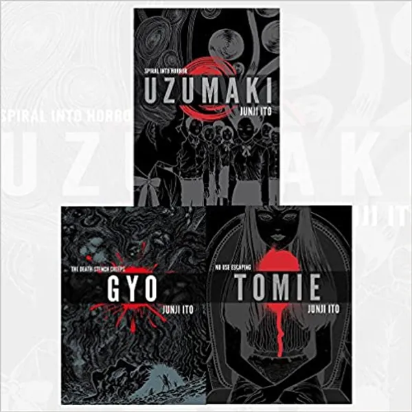 Junji Ito Collection 3 Books Bundles (UZUMAKI 3-IN-1 DLX ED HC,GYO 2IN1 DLX ED HC) - Hardcover