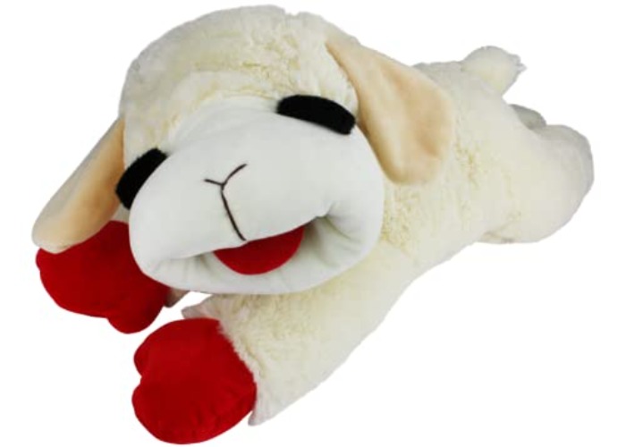 24" Lamb Chop Jumbo Dog Toy