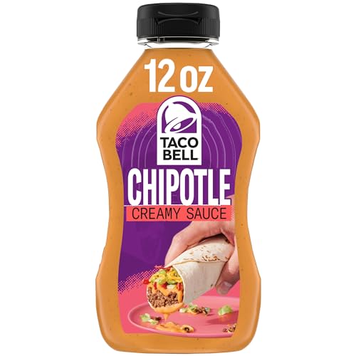 Taco Bell Creamy Chipotle Sauce, 12 fl oz Bottle - Chipotle - 12 Fl Oz