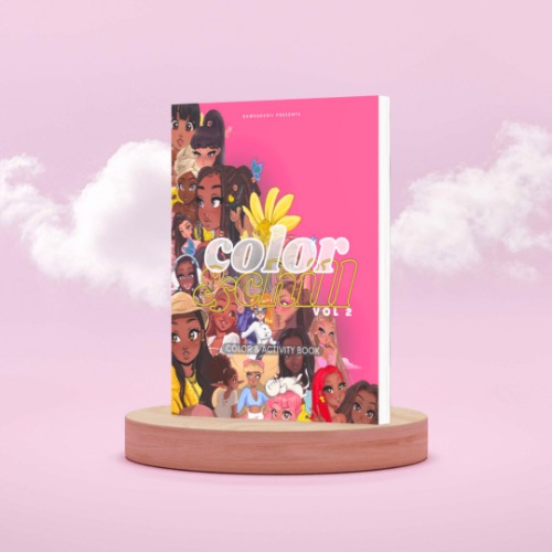 Color & Chill VOL 2 Coloring Book | RawSueshii by Christina Lorré | Default Title