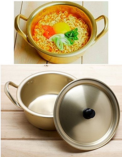 Korea Noodle Pot / Hot Shin Ramyun Aluminum Pot 6.3"(16cm)/ Traditional HOT POT by Korea Noodle Pot - Standart (1 pack)