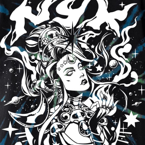 Night Incarnate | Unisex 3X / Black Galaxy Spiral