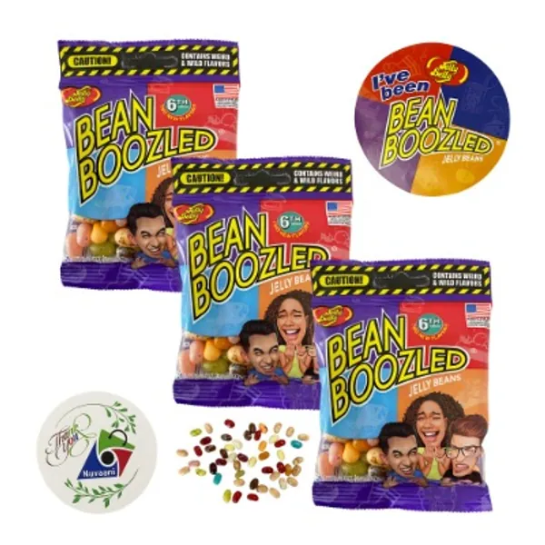 Jelly Belly Bean Boozled 6th Edition 3 Bags, Total 5.7 ounces| One BeanBoozled Sticker | One Thank you Sticker from Nuvaani