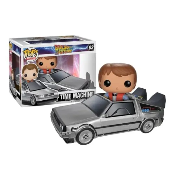 
                            Funko POP Movie (Vinyl): Back to The Future - Delorean Action Figure,Multi-colored
                        