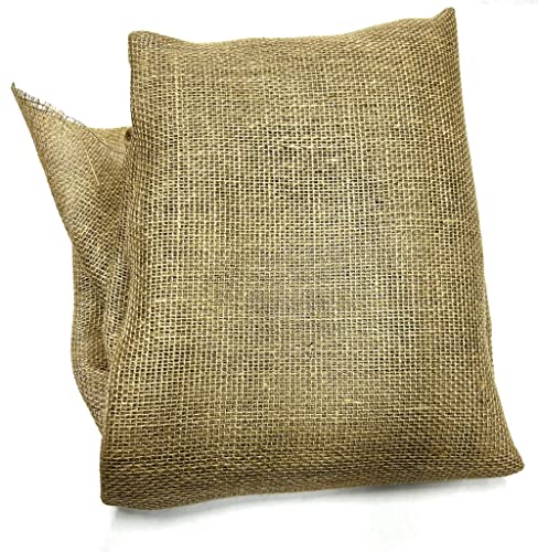 AAYU Light Weave Jute-Burlap Gardening Liner 50 inch x 8 feet, Light Weave Jute-Burlap Gardening, Disposable Wire Basket Liners, Root Ball Covering and Erosion Control
