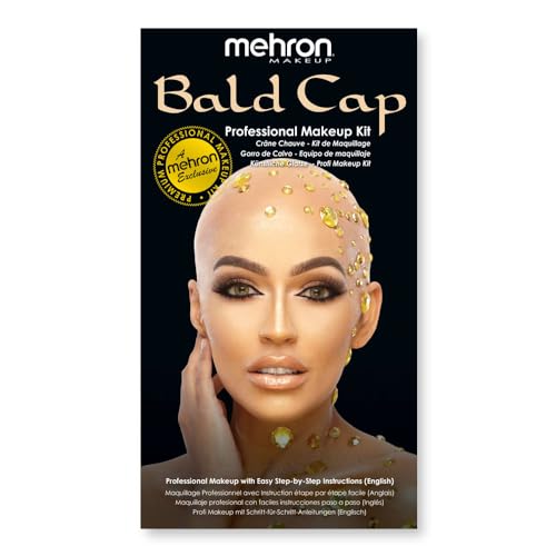 Mehron Makeup Premium Character Kit (Bald Cap) - Bald Cap