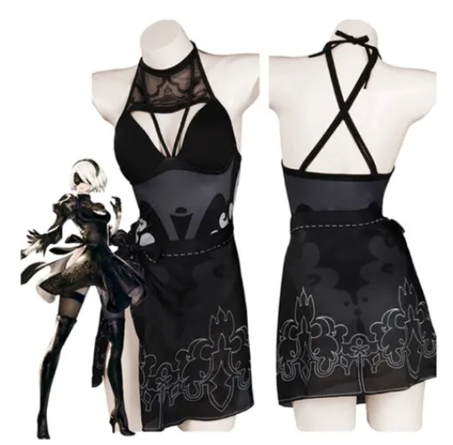 Nier automata yorha 2B cosplay maiô