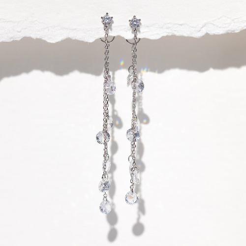 Dewdrop Earrings | Silver