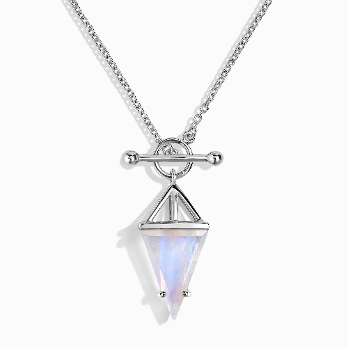 Moonstone Necklace - Heroine T Lock | 925 Sterling Silver
