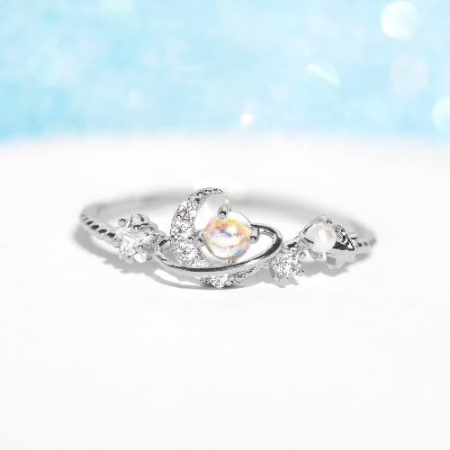 Across the Universe Ring | Silver / 5