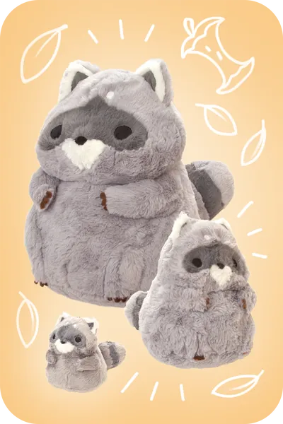 Ricky the Raccoon | Keychain 4"