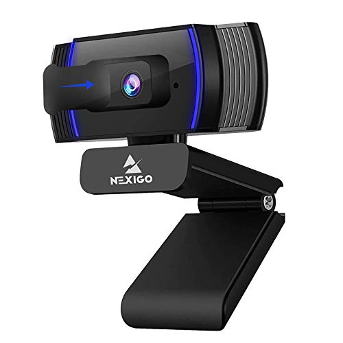 NexiGo N930AF AutoFocus Webcam with Stereo Microphone, Software Control and Privacy Cover, 1080p FHD USB Web Camera, Compatible with Zoom/Skype/Teams/Webex, PC Mac Desktop - 1080P Webcam