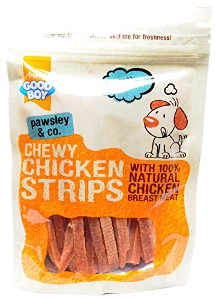 Good Boy Dog Treats (Chewy Chicken Strips 3 x 100g) - Chewy Chicken Strips 3x100g - 100 g (Pack of 3)