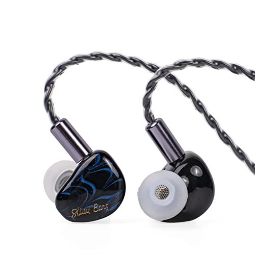 Linsoul Kiwi Ears Cadenza 10mm Beryllium Dynamic Driver IEM 3D Printed with Detachable Interchangeable Plug 0.78 2pin 3.5mm IEM Cable for Musician Audiophile (Blue, Cadenza) - Cadenza - Blue