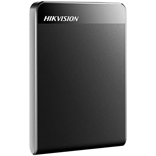 Hikvision External Hard Drive 1TB, Ultra-Thin 2.5 Inch Portable USB 3.0 SATA Storage HDD for PS4, Xbox One, Wii U, PC, Mac, Laptop, TV (Black) HD-E30 - 1To - Black