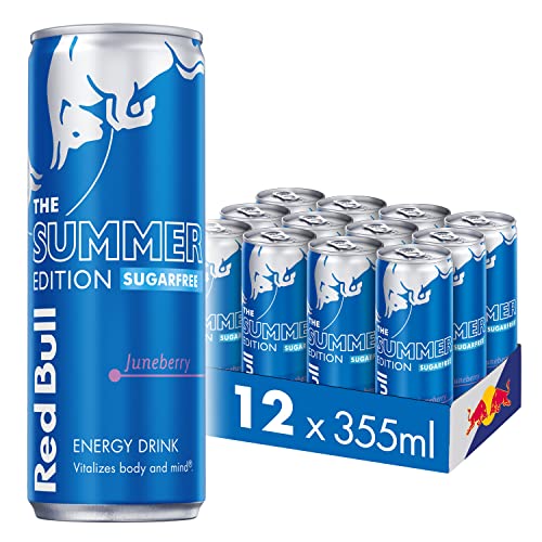 Red Bull Energy Drink Sugar Free Blue Edition Juneberry 355 ml x12